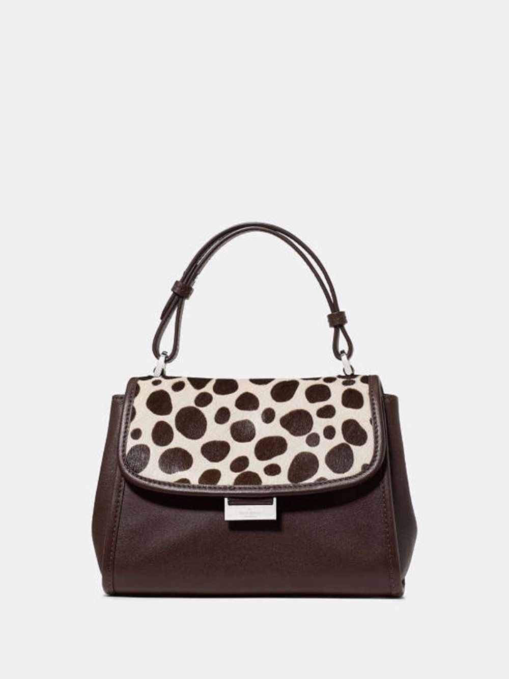 Kate Spade Riley Haircalf Small Top Handle Bag Natural Multi